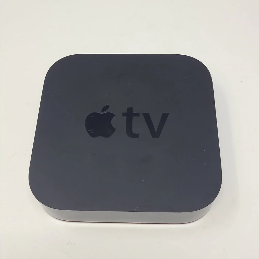Apple TV 3rd Generation A1469 w/ Remote Power Cord Tested Working
